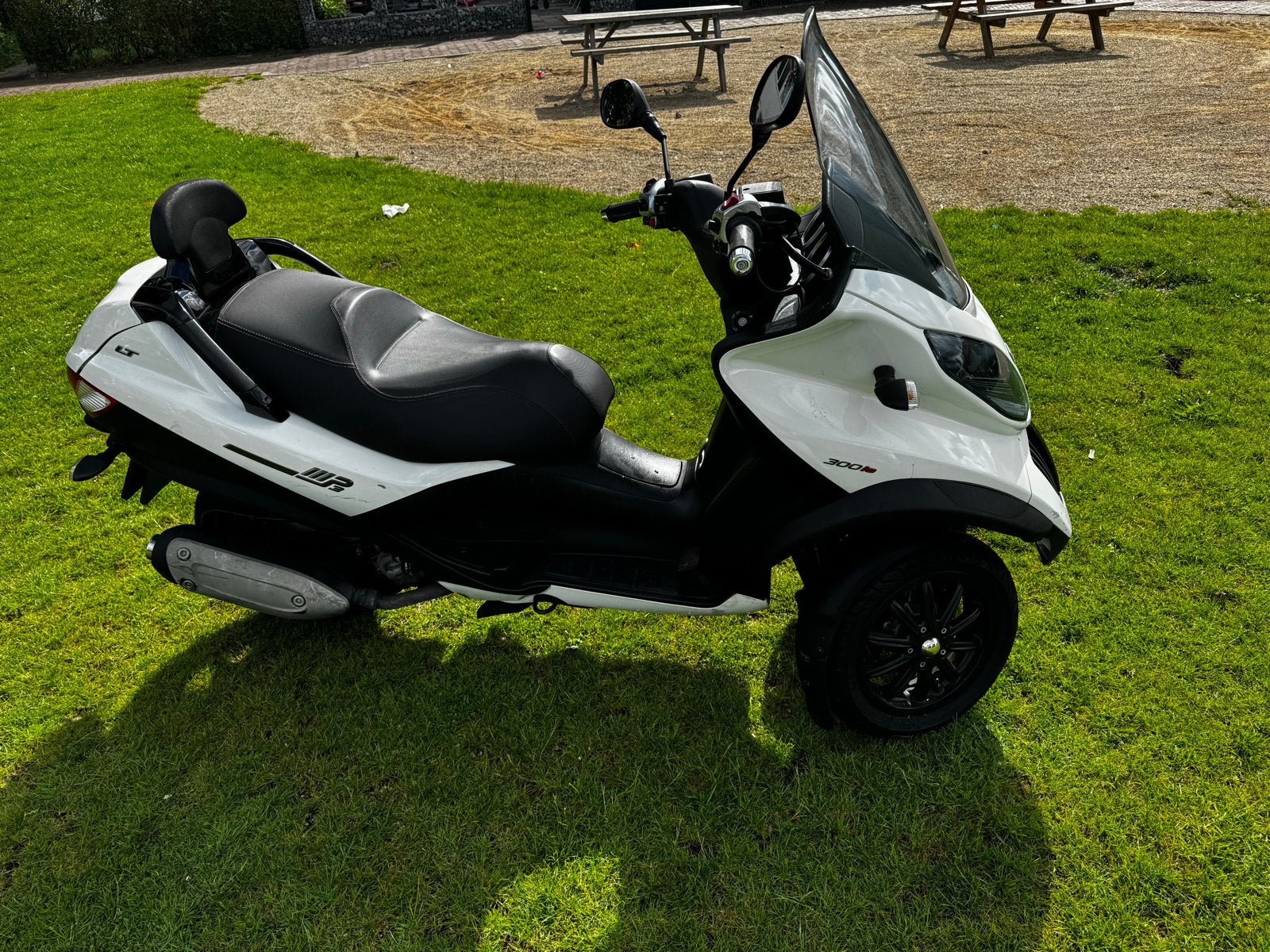 Piaggio MP3 300 LT Motorscooter - Wit, Ophalen, Gebruikt, 300 cc, Maximaal 45 km/u