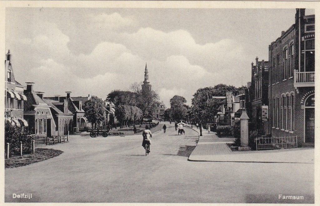 Delfzijl, 1939., Verzenden, 1920 tot 1940, Gelopen, Groningen