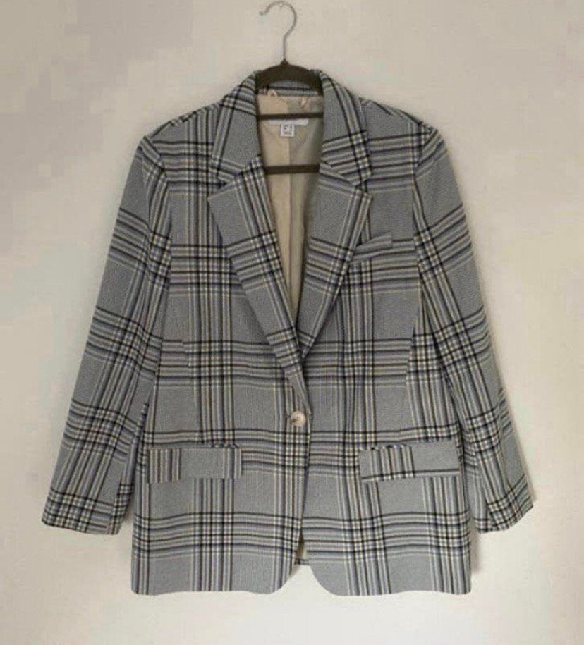 Blazer / colbert dames, grijs. Maat M, Verzenden, Zo goed als nieuw, Maat 38/40 (M), Grijs