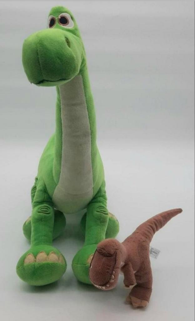 The Good Dinosaur Arlo (groot) en Butch knuffels, Ophalen of Verzenden, Overige figuren, Zo goed als nieuw, Knuffel