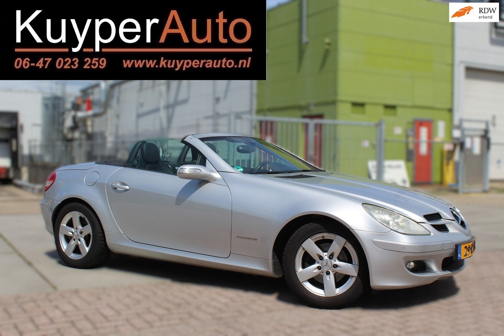 Mercedes-Benz SLK-klasse 200 K NETTE AUTOMAAT VOL LEDER, Automaat, Achterwielaandrijving, Gebruikt, 4 cilinders
