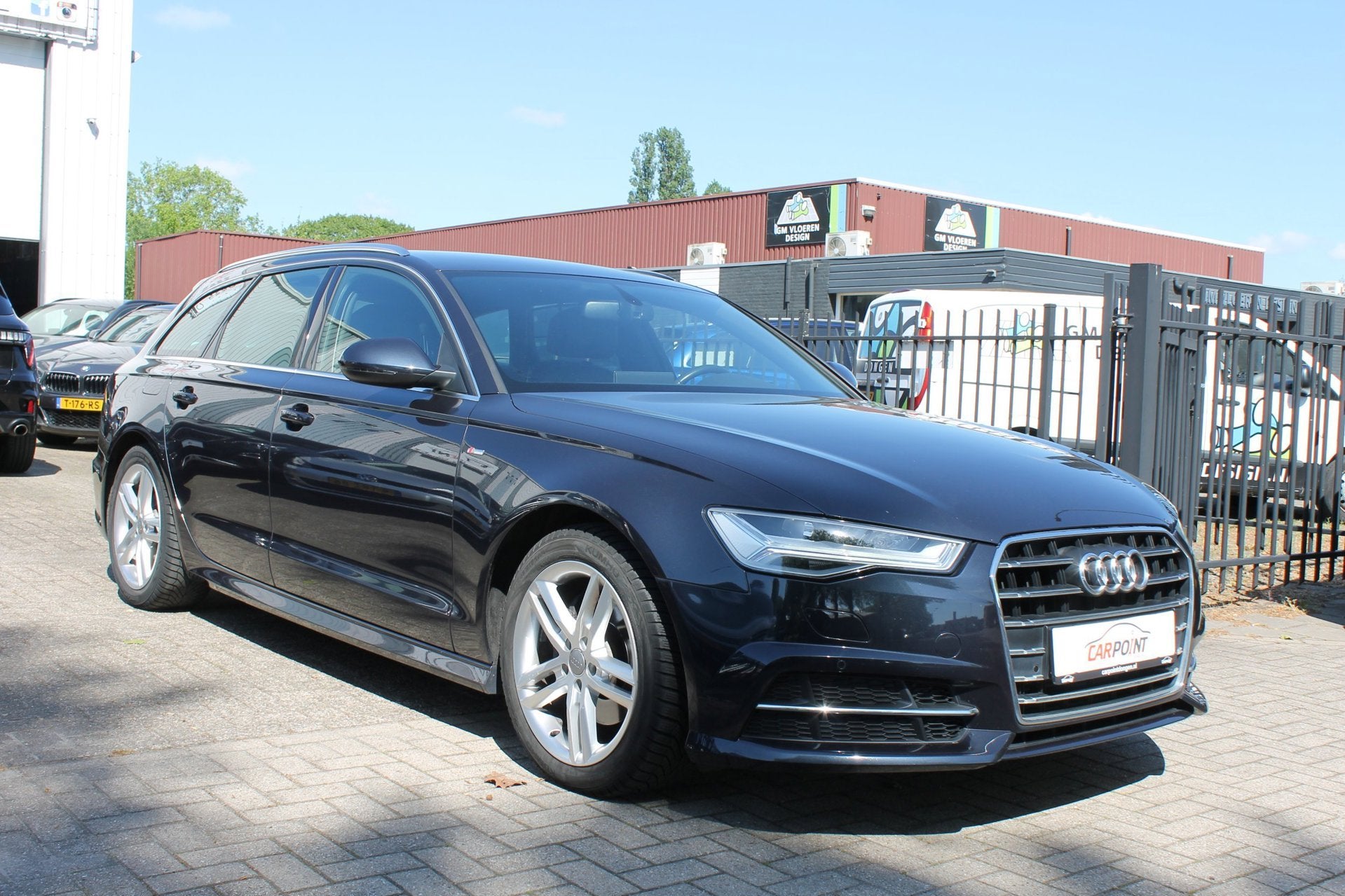 Audi A6 Avant 1.8 TFSI ultra S-Line Trekhaak 1e Eigenaar LED, Gebruikt, Zwart, Blauw, Origineel Nederlands