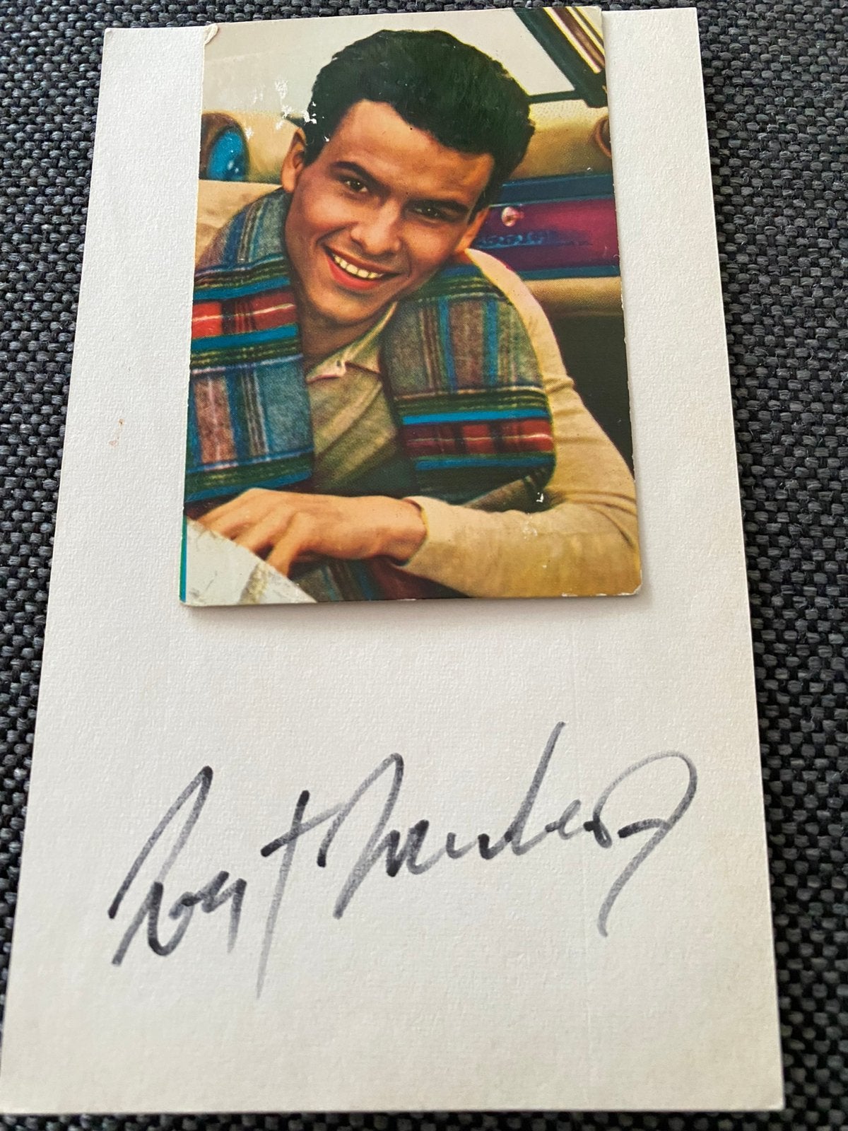 Filmster handtekening horst buchholz, Ophalen of Verzenden, Zo goed als nieuw, Foto of Kaart