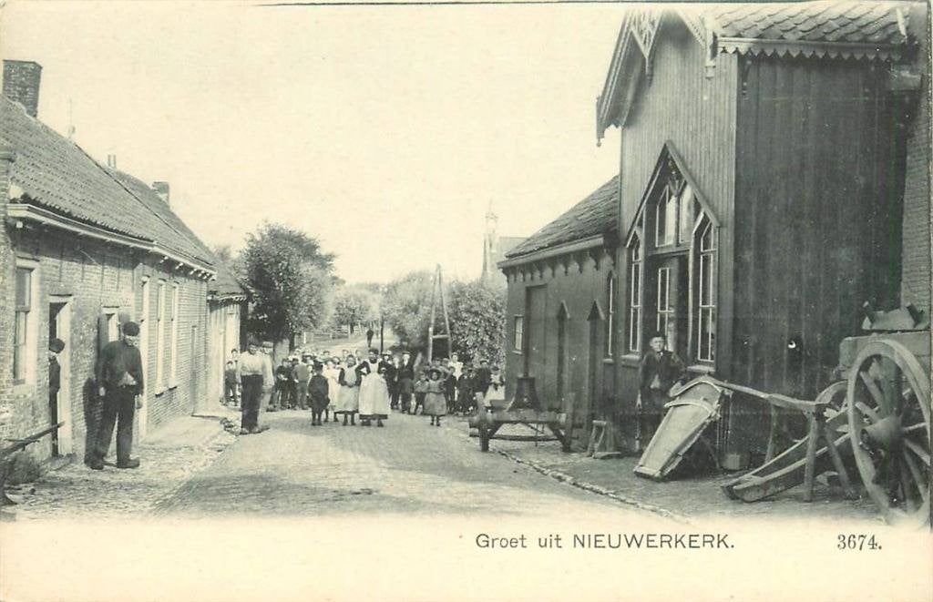 388-218-013 Nieuwerkerk Groet uit, Ophalen of Verzenden, Voor 1920, Zeeland