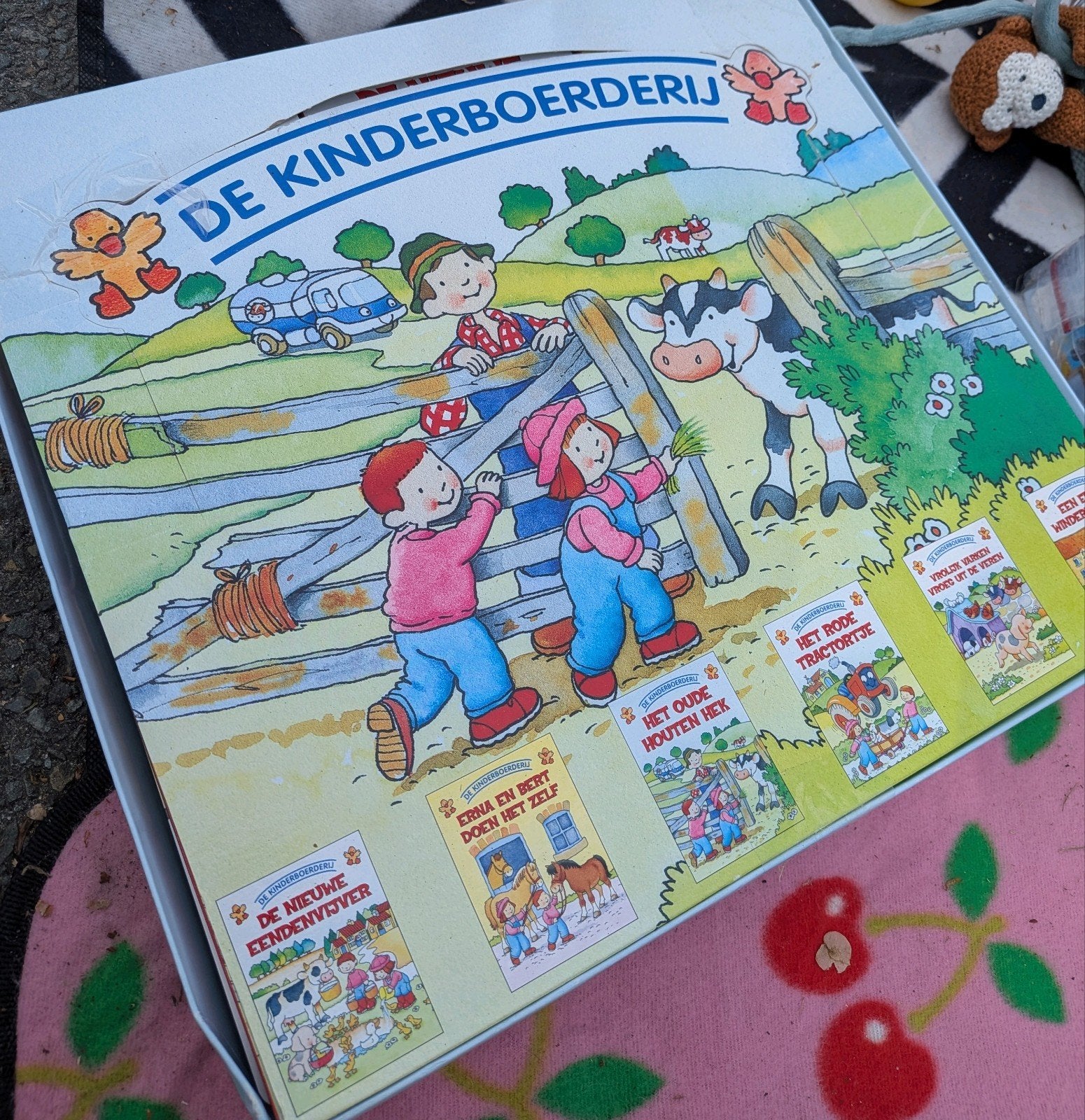 De Kinderboerderij boekenbox compleet met boekjes, Boeken, Ophalen, Gelezen