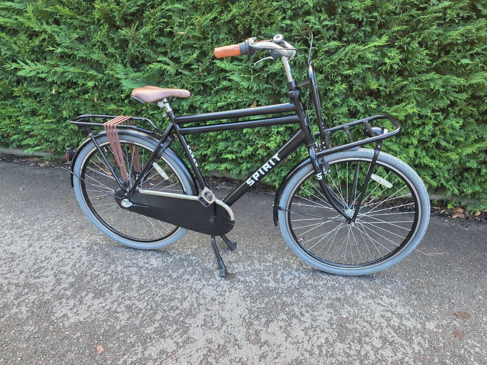 Spirit Cargo Herenfiets 3 Versnellingen 28" inch H57, Fietsen en Brommers, Terugtraprem, Versnellingen, Zo goed als nieuw, 57 tot 61 cm