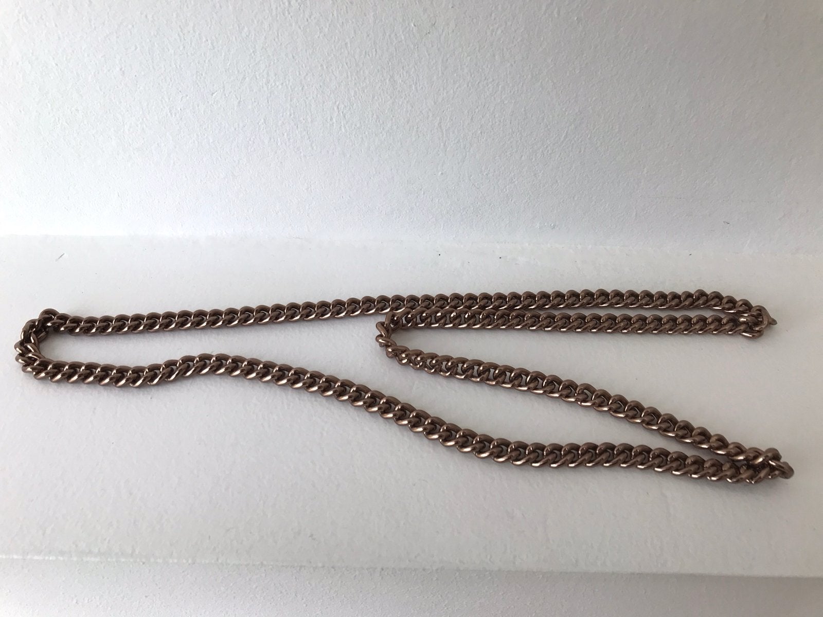 Ketting goudkleurig, Ophalen of Verzenden, Gebruikt, Goud, Overige materialen