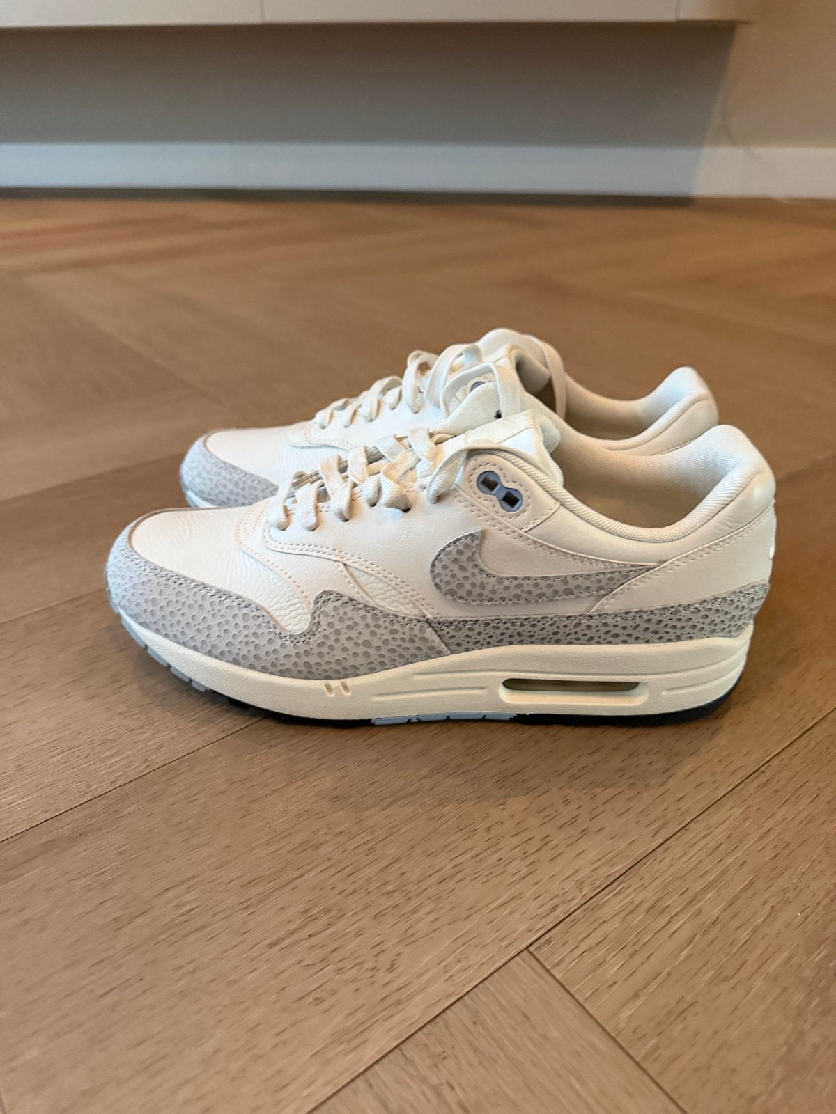 Nike Air Max 1 Safari Summit White Phantom Nieuw, Ophalen, Nieuw, Wit, Sneakers of Gympen