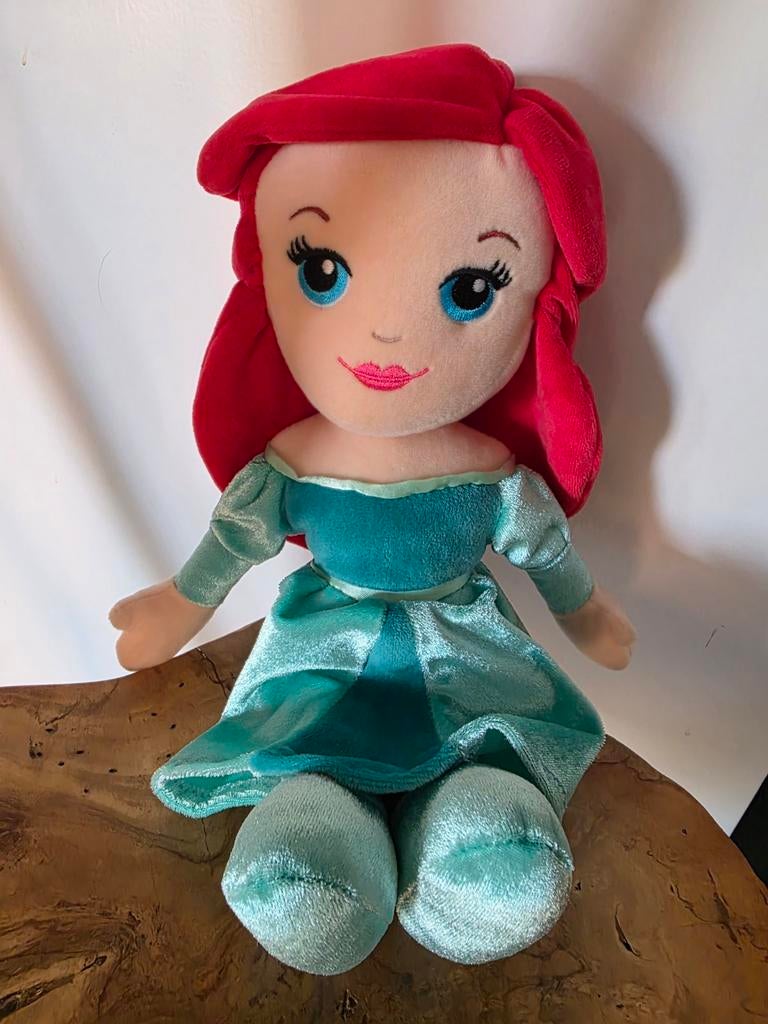 Disney De Kleine Zeemeermin Ariel Knuffelpop ca. 32 cm, Ophalen, Zo goed als nieuw