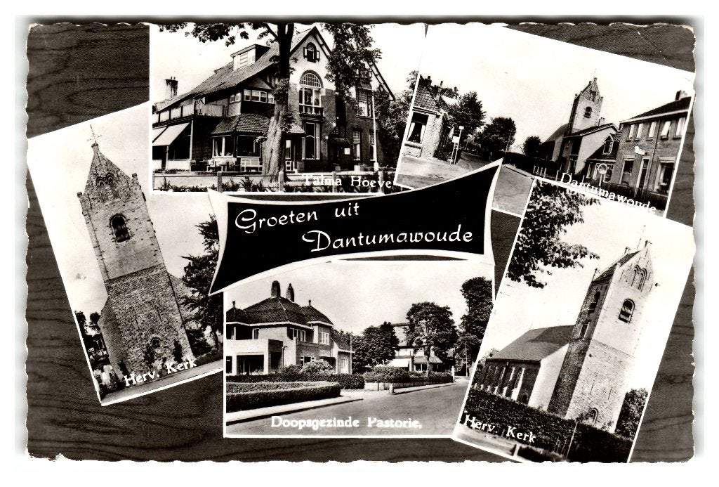 Damwoude, Groeten uit Dantumawoude, Verzamelen, Ansichtkaarten | Nederland, Verzenden, 1960 tot 1980, Gelopen, Friesland
