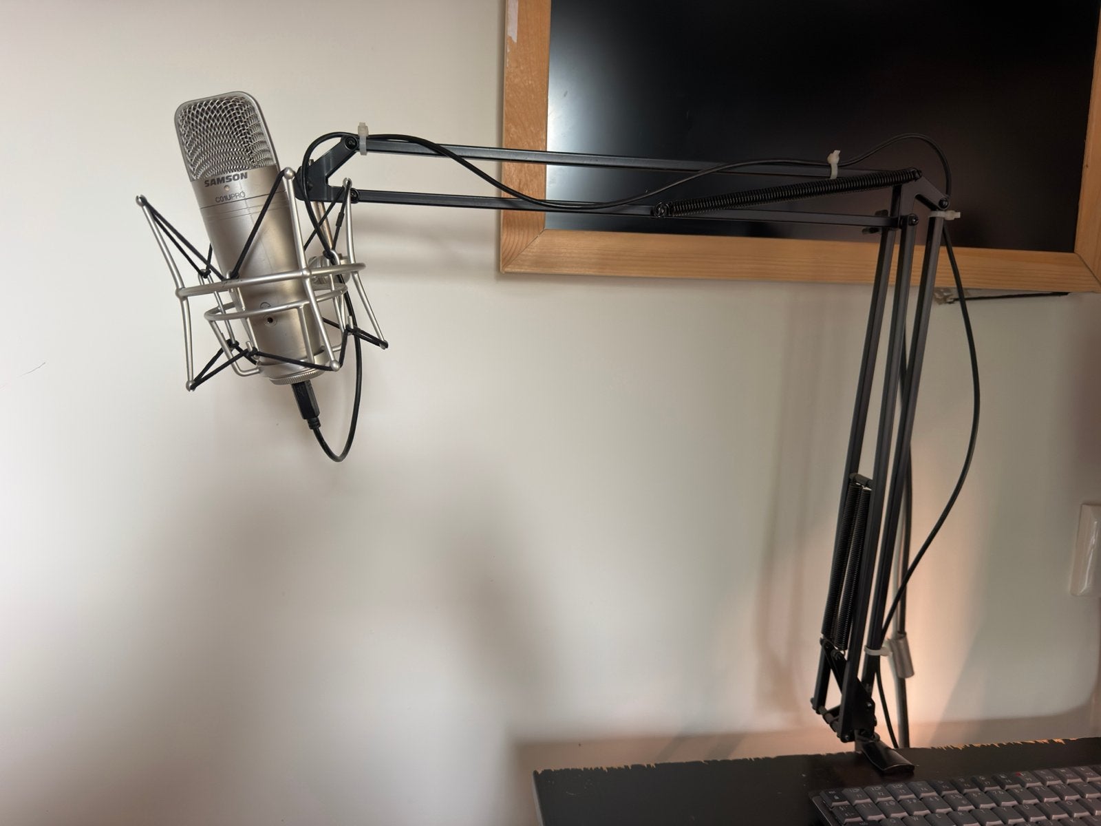 Samson C01U Pro USB Condensator Microfoon met Arm, Muziek en Instrumenten, Ophalen, Zo goed als nieuw, Studiomicrofoon