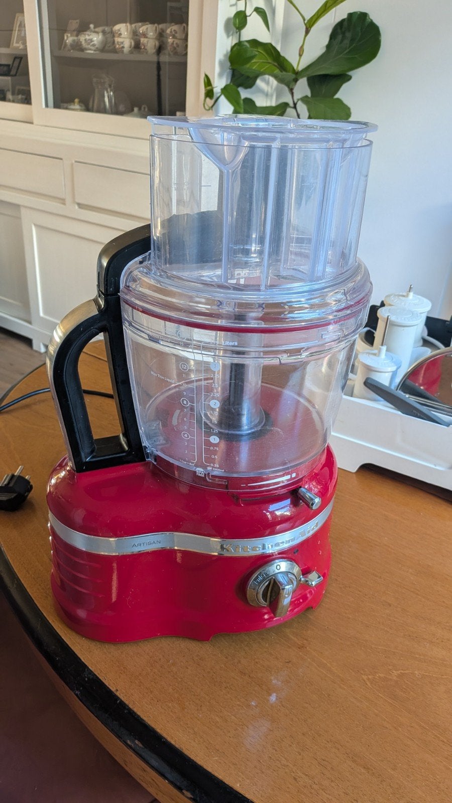 KitchenAid food processor 3.75L, 3 tot 4 liter, Ophalen, Zo goed als nieuw, 3 snelheden of meer