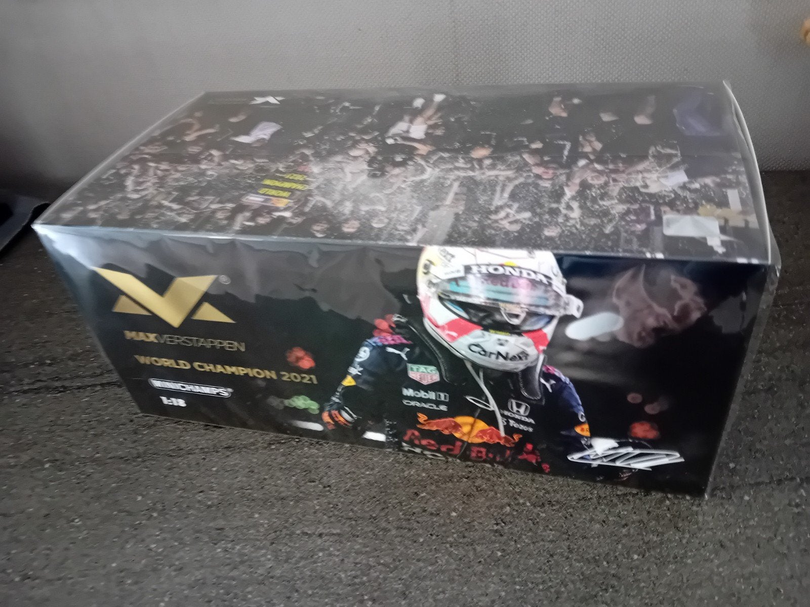 max Verstappen 1/18 world 2021, Ophalen of Verzenden, Nieuw, Formule 1