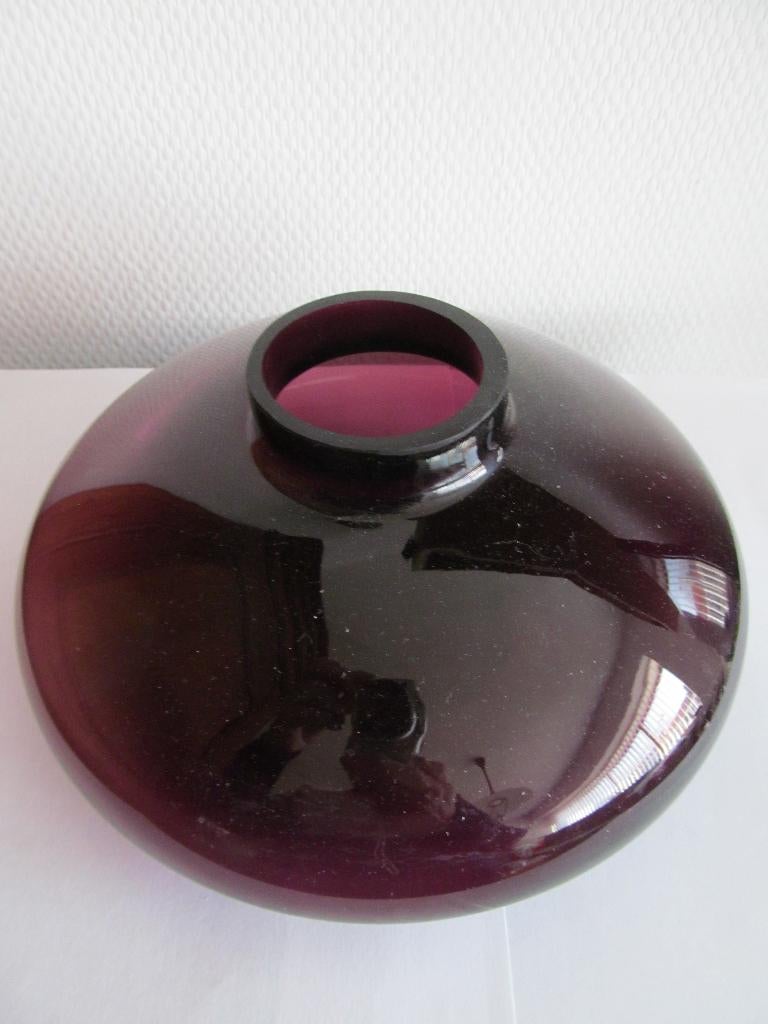 Paarse Ufo vaas, Ophalen, Overige kleuren, Minder dan 50 cm, Glas