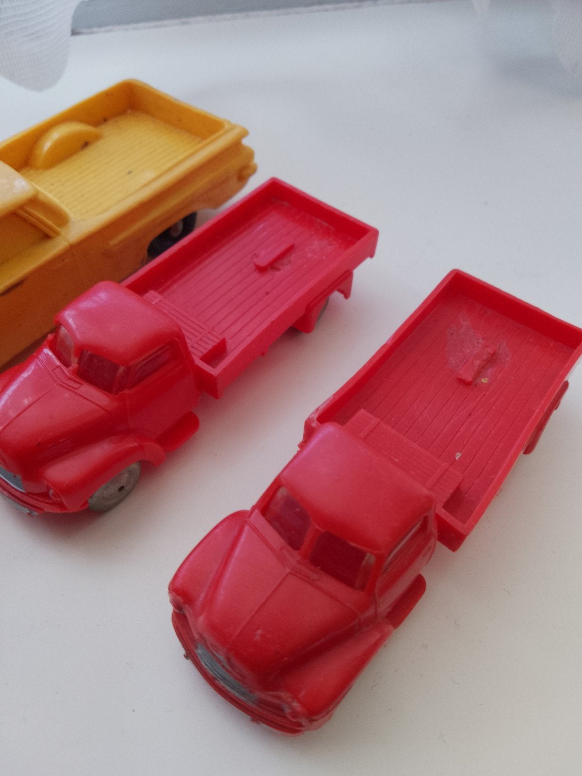 antieke oude retro Lego auto autootjes rood, Verzenden, Gebruikt