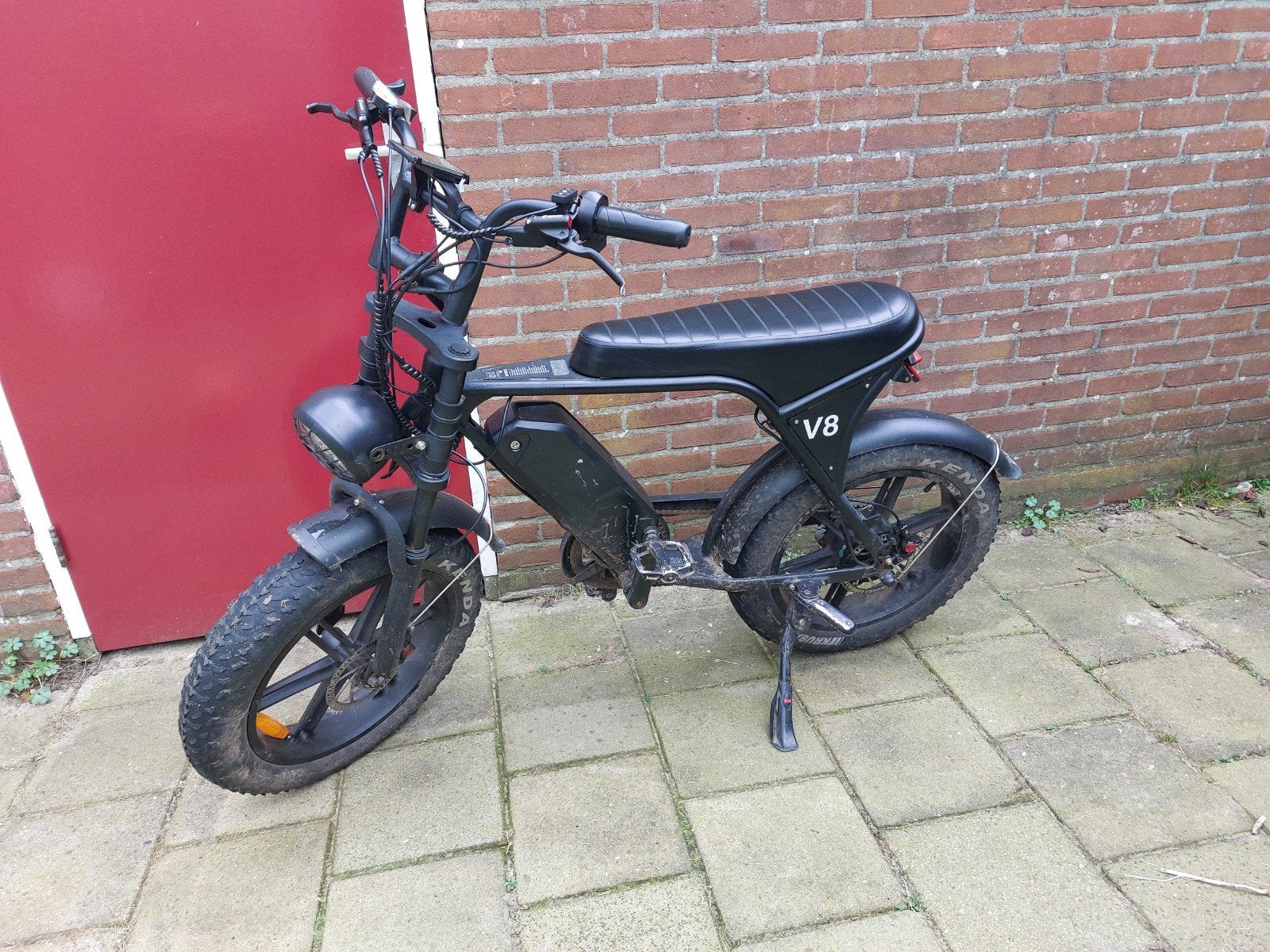 Fatbike V8 - Stoere elektrische fiets, Gebruikt, Minder dan 47 cm, 30 tot 50 km per accu, Ophalen