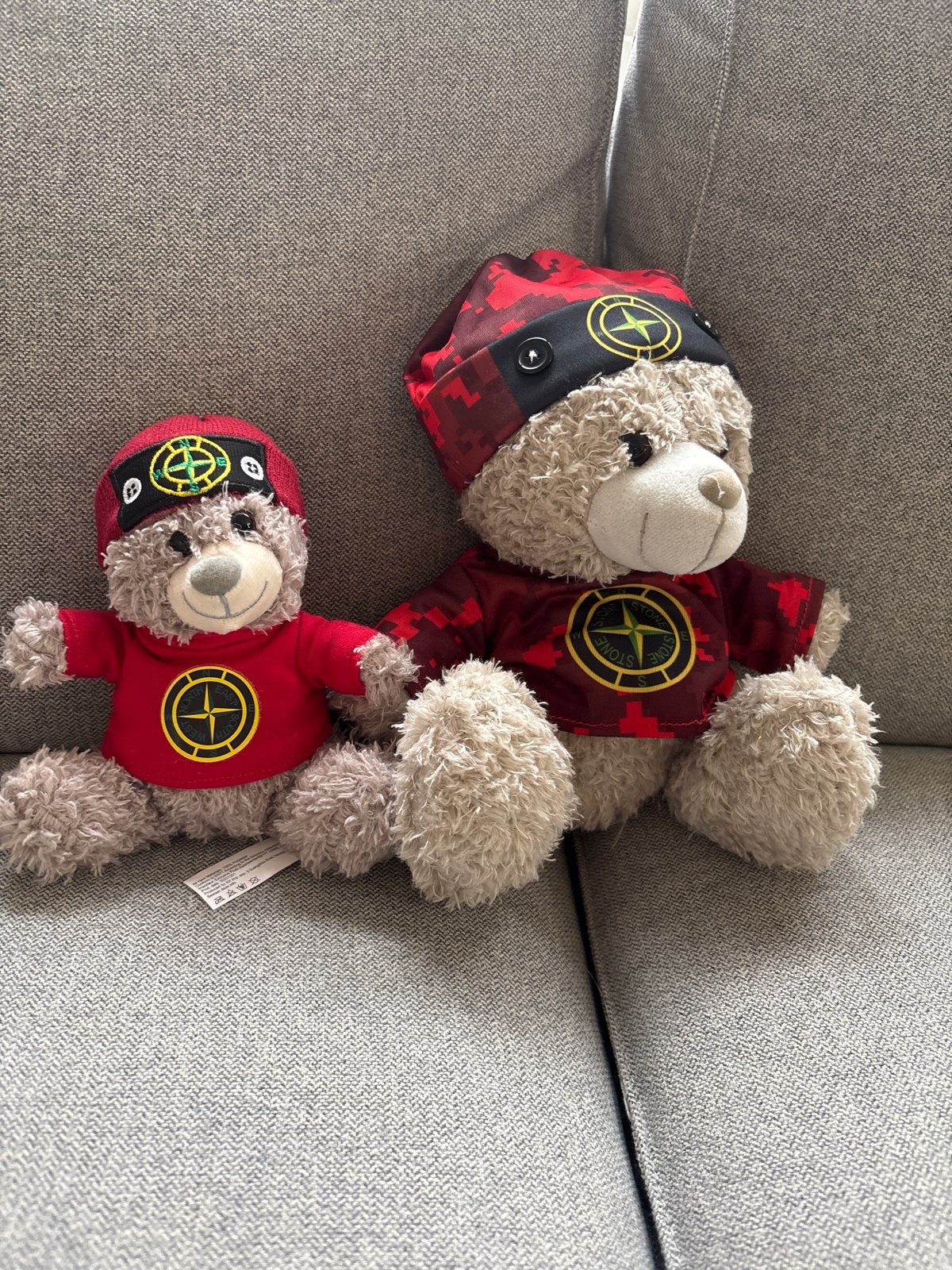 Stone Island Teddyberen - Set van 2, Kinderen en Baby's, Ophalen, Overige merken, Overige karakters, Beer