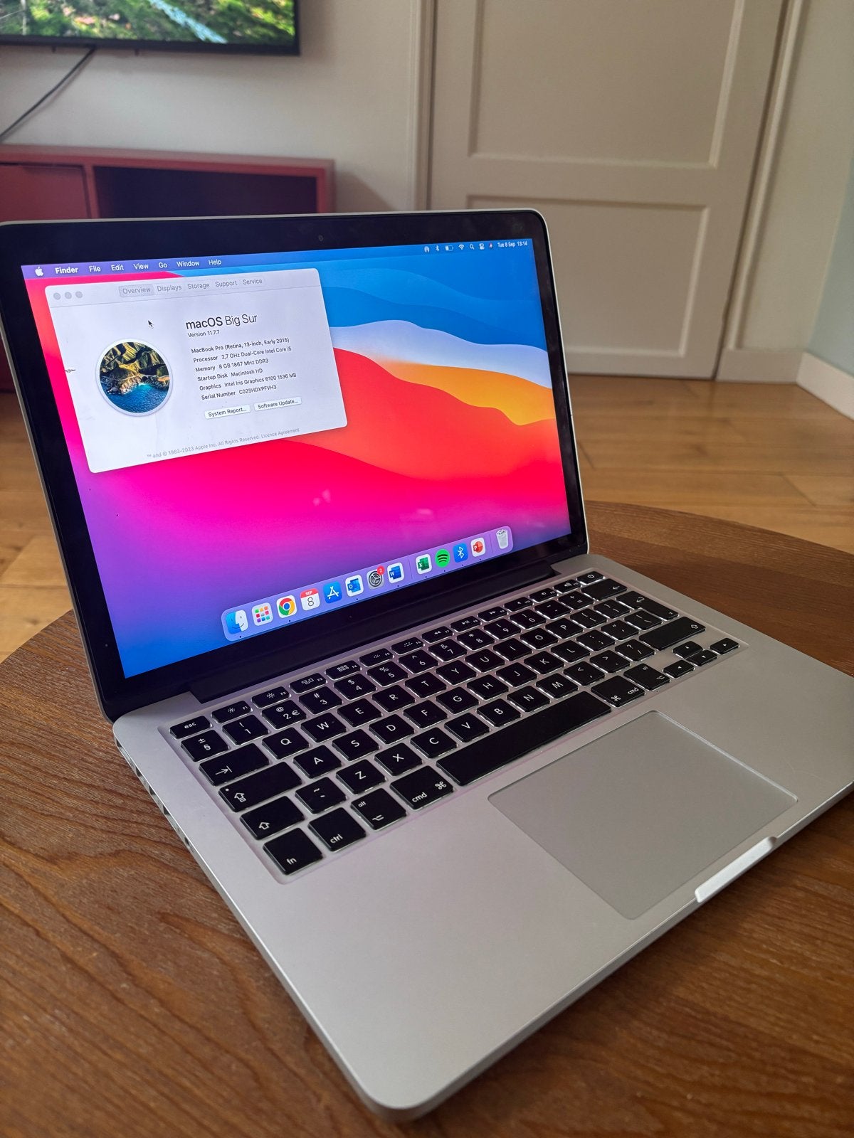 MacBook Pro Retina 13 inch (2015), Computers en Software, Gebruikt, 2 tot 3 Ghz, Qwerty, 8 GB