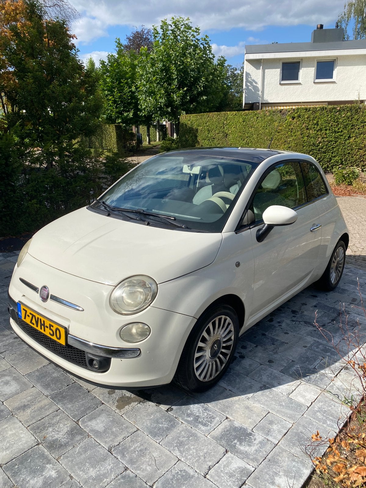 Fiat 500 1.2 - Panoramadak - 185000 - Nette staat, Auto's, Voorwielaandrijving, Stof, 4 cilinders, 840 kg