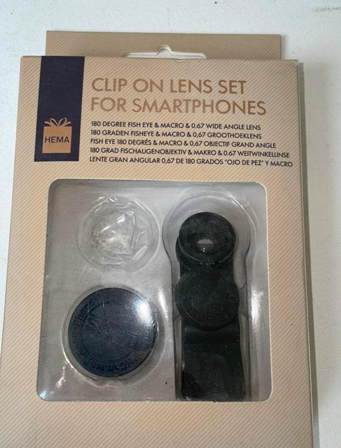 Clip on lens set for smartphones gratis Smartphonelens, Ophalen of Verzenden, Zo goed als nieuw, Overige typen