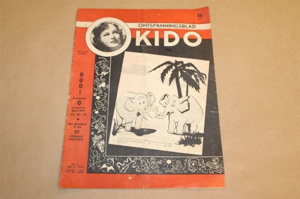Zeldzaam magazine - Okido Ontspanningsblad - 1949, Ophalen of Verzenden, 1940 tot 1960, Knipsel(s)