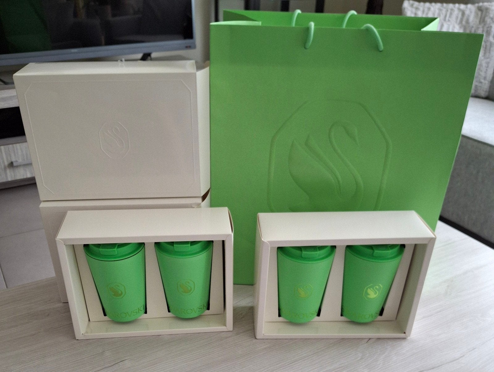 Swarovski unieke drinkbekers splinternieuwe, Ophalen of Verzenden, Nieuw, Sieraad of Horloge