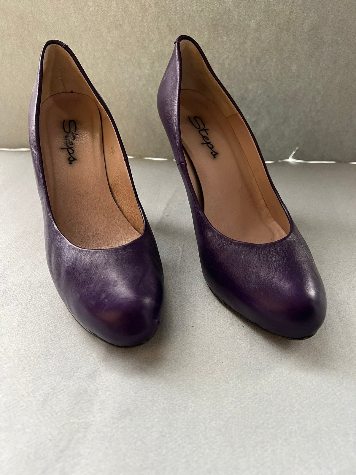 Steps - pumps - dieppaars - maat 38, Kleding | Dames, Schoenen, Pumps, Overige kleuren, Ophalen of Verzenden, Gedragen