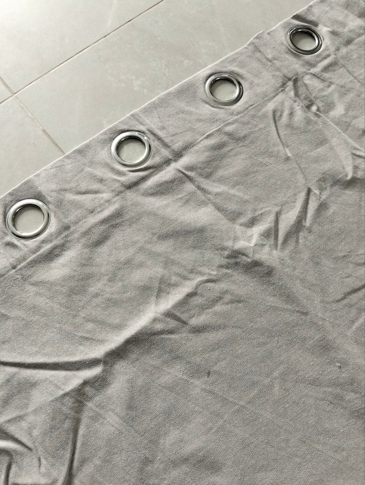 1×gordijn met ringen 130x250cm, Met ringen, Gebruikt, Ophalen of Verzenden, Gordijn