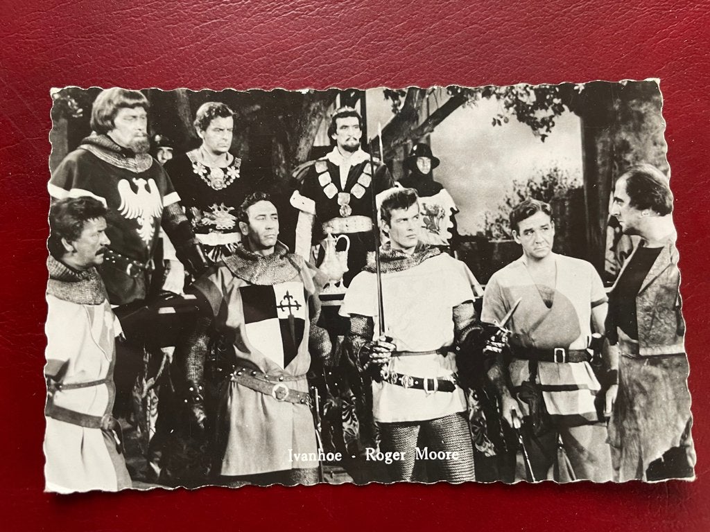 ansichtkaart / kaart van Ivanhoe / Roger Moore 4., Verzenden, 1960 tot 1980, Sterren en Beroemdheden