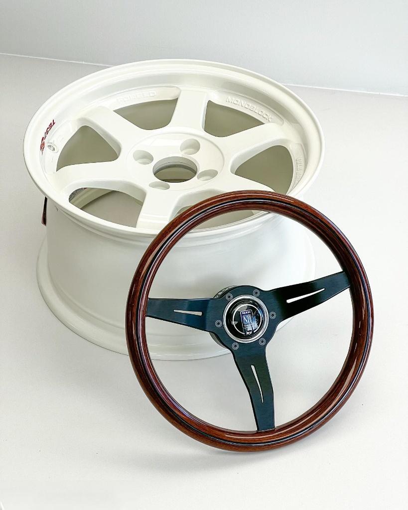 Nardi Personal Deep Corn 330mm stuur sportstuur hout wood, Ophalen of Verzenden