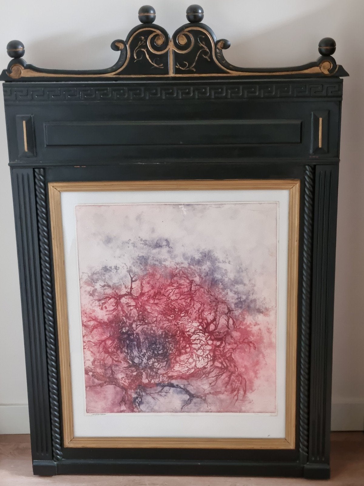 Prachtige ingelijste Litho Elmar Gille, Antiek en Kunst, Ophalen