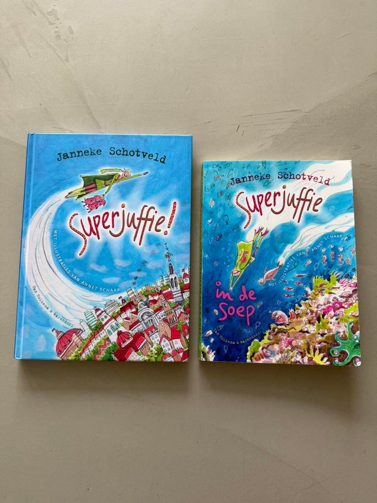 2x Superjuffie! van Janneke Schotveld, Ophalen of Verzenden, Zo goed als nieuw, Fictie