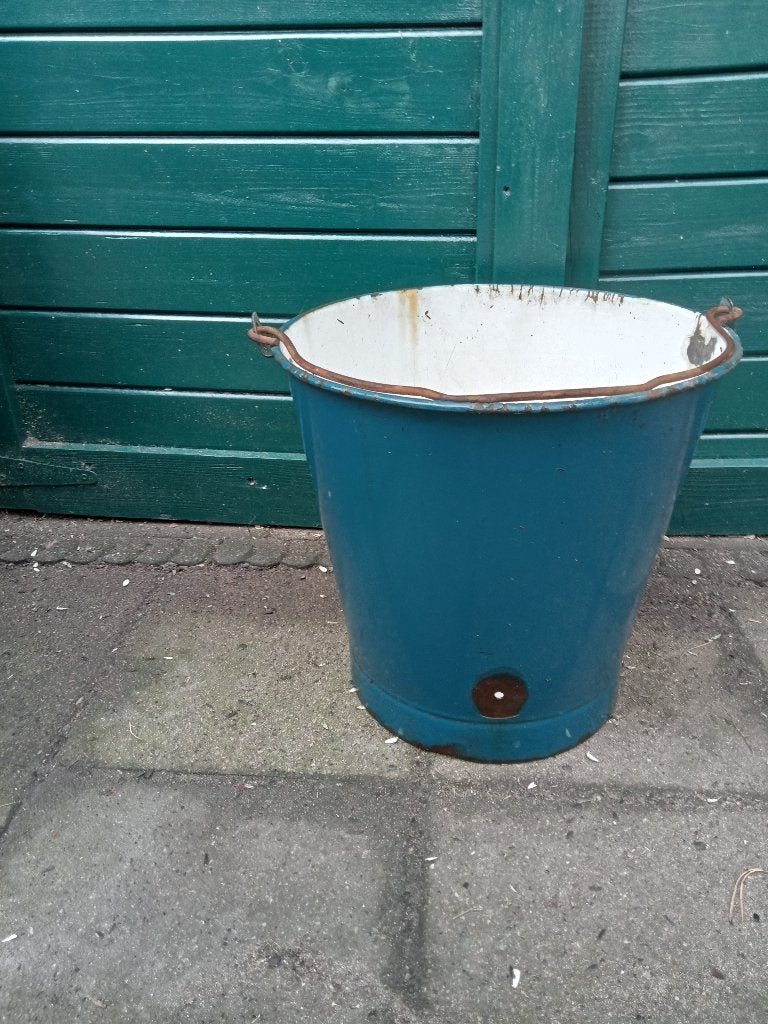 EMAILE EMMER BLOEMPOT BLAUW, Ophalen
