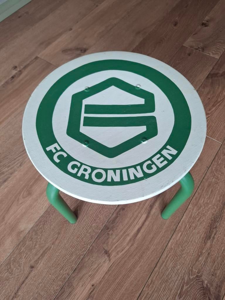 Fc Groningen krukje, Ophalen of Verzenden