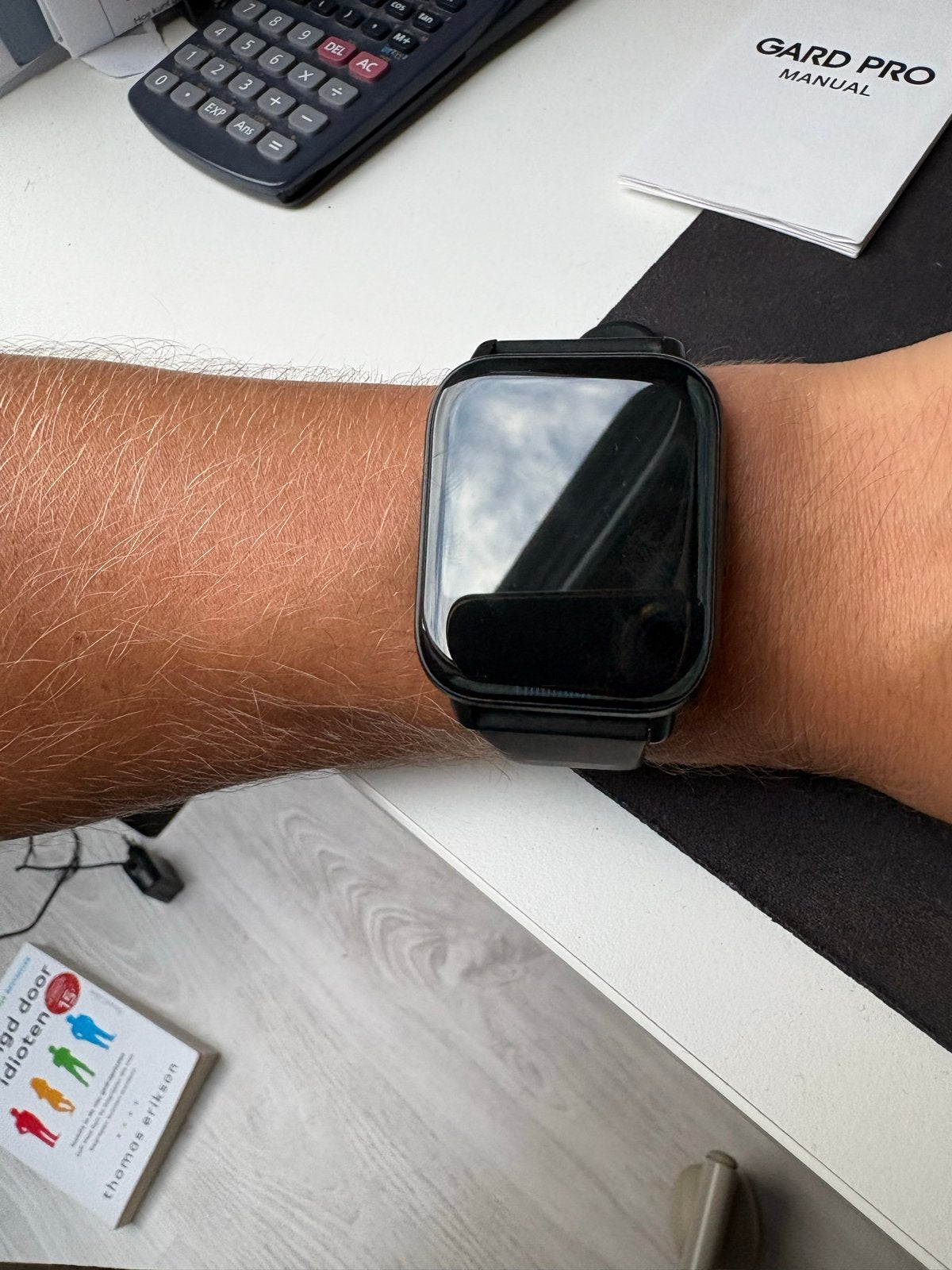 Gard Pro Health Smartwatch - Zwart, Zo goed als nieuw, Hartslag, Zwart, Ophalen of Verzenden, Zo goed als nieuw