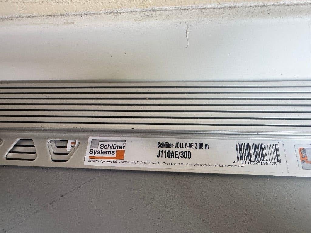 8x Schlüter Jolly tegelprofiel 300 cm | Aluminium, Ophalen, Overige typen, Nieuw, Minder dan 20 cm