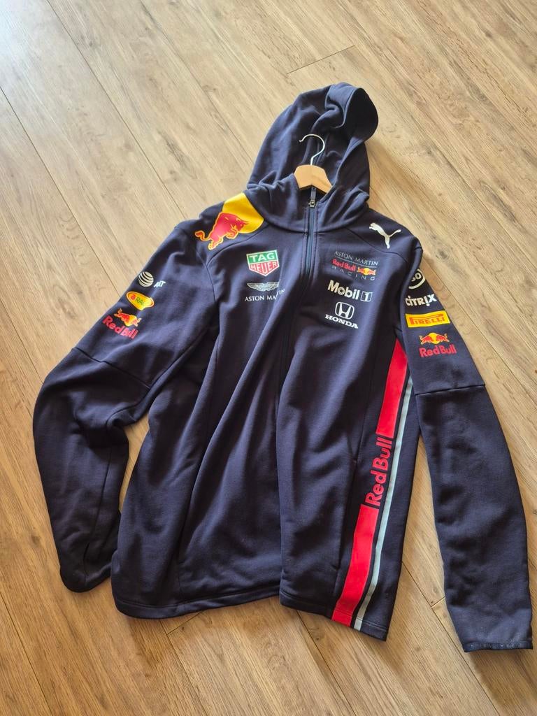 Puma Red Bull Racing Hoodie Maat L, Blauw, Ophalen of Verzenden, Zo goed als nieuw, Puma