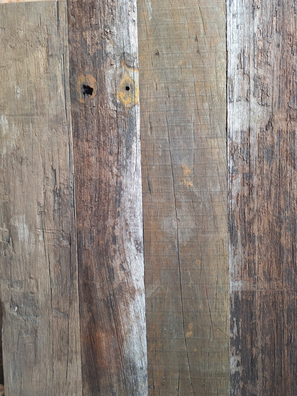 barnwood  meerpaalplanken  duurzaam gevelbekleding, Ophalen of Verzenden, Gebruikt, 250 cm of meer, Planken
