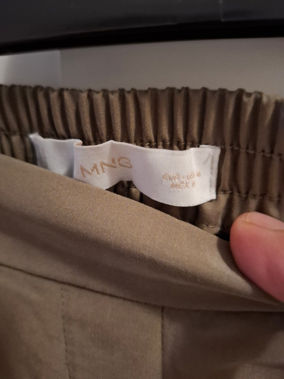 Elegante Mango broek - Beige/Taupe - Maat 40, Maat 38/40 (M), Mango, Beige, Ophalen of Verzenden