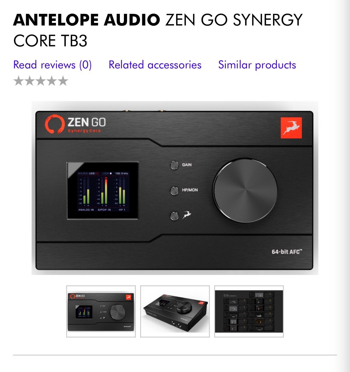 Audio interface Zen Go, Ophalen of Verzenden, Zo goed als nieuw, Audio