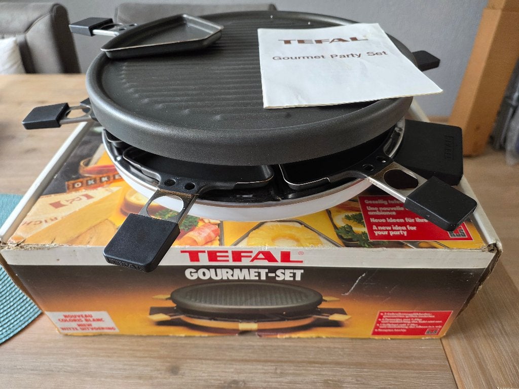 Tefal Gourmetset 6 personen, Witgoed en Apparatuur, Gourmetstellen, Ophalen, Gebruikt, 4 t/m 7 personen