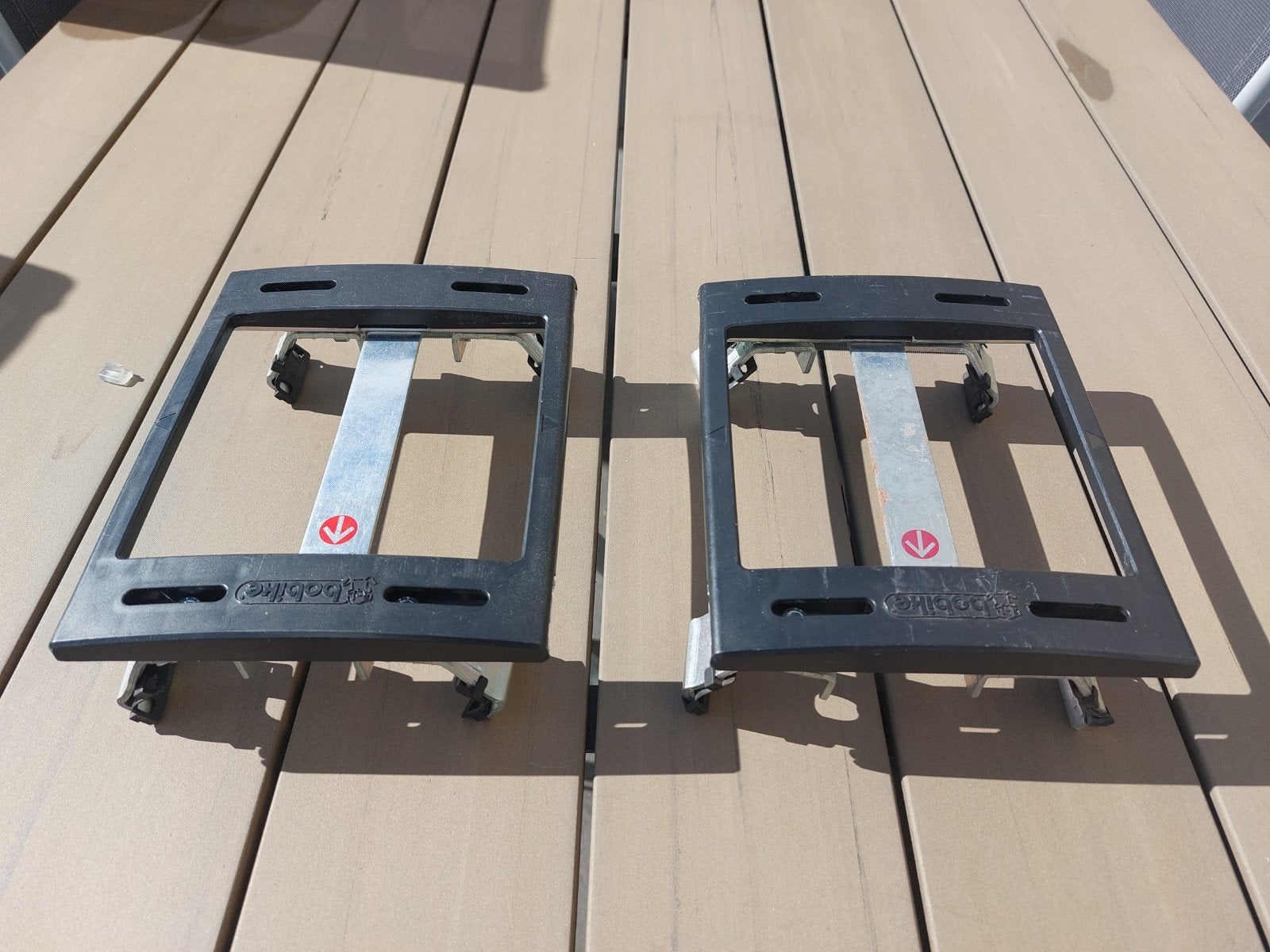 Bobike fietsstoeltje bevestiging (2 stuks), Ophalen, Gebruikt, Bobike