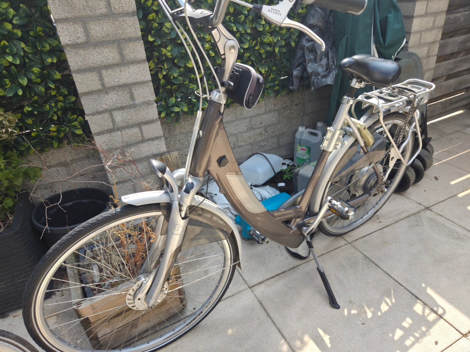 Sparta Ion GL elektrische stadsfiets  zilvergrijs, Fietsen en Brommers, Ophalen, Gebruikt, Minder dan 30 km per accu, Sparta
