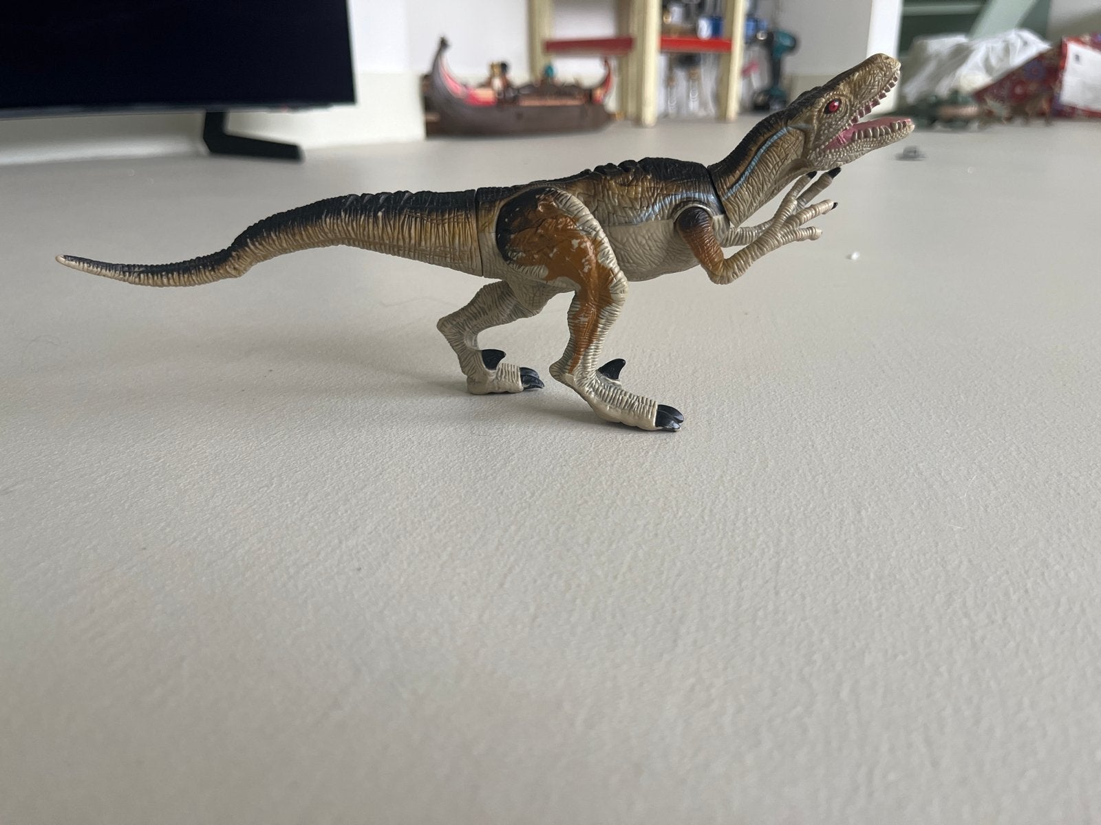 Jurrasic Dinosaurus speelgoedfiguur - Velociraptor, Ophalen of Verzenden, Gebruikt, Jongen of Meisje