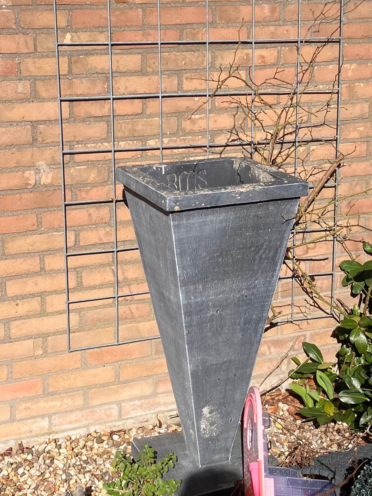 Grote zware bloempotten vazen, Tuin en Terras, Ophalen, Gebruikt