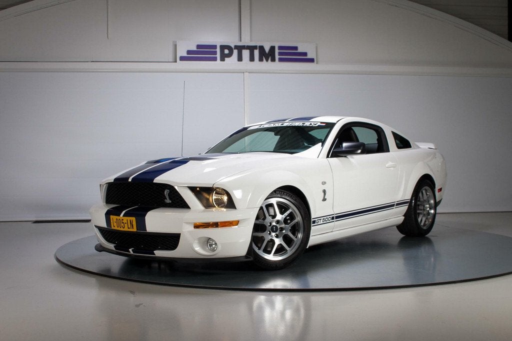 2007 Ford Mustang Shelby GT500, Auto's, Ford, Achterwielaandrijving, Gebruikt, 5400 cc, Wit
