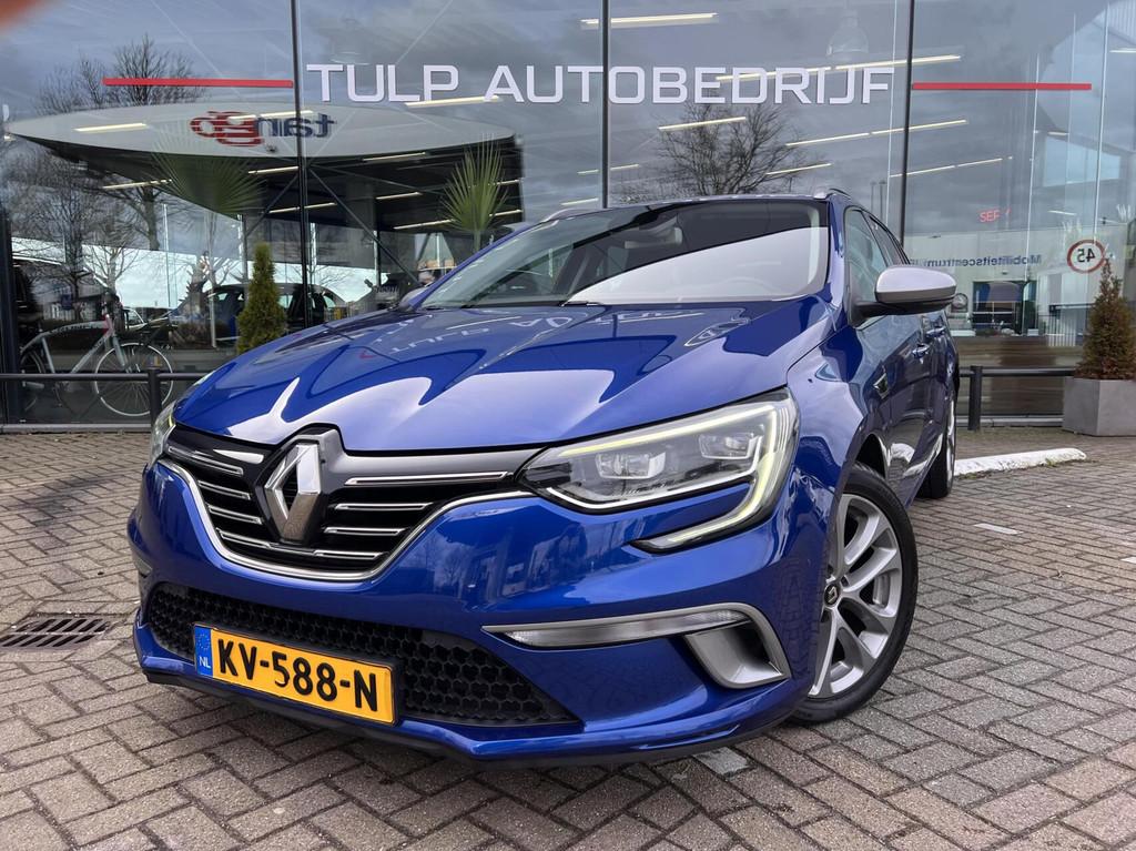 Renault Megane Estate 1.2 TCe GT-Line Automaat NAP, Stof, Gebruikt, 4 cilinders, Blauw