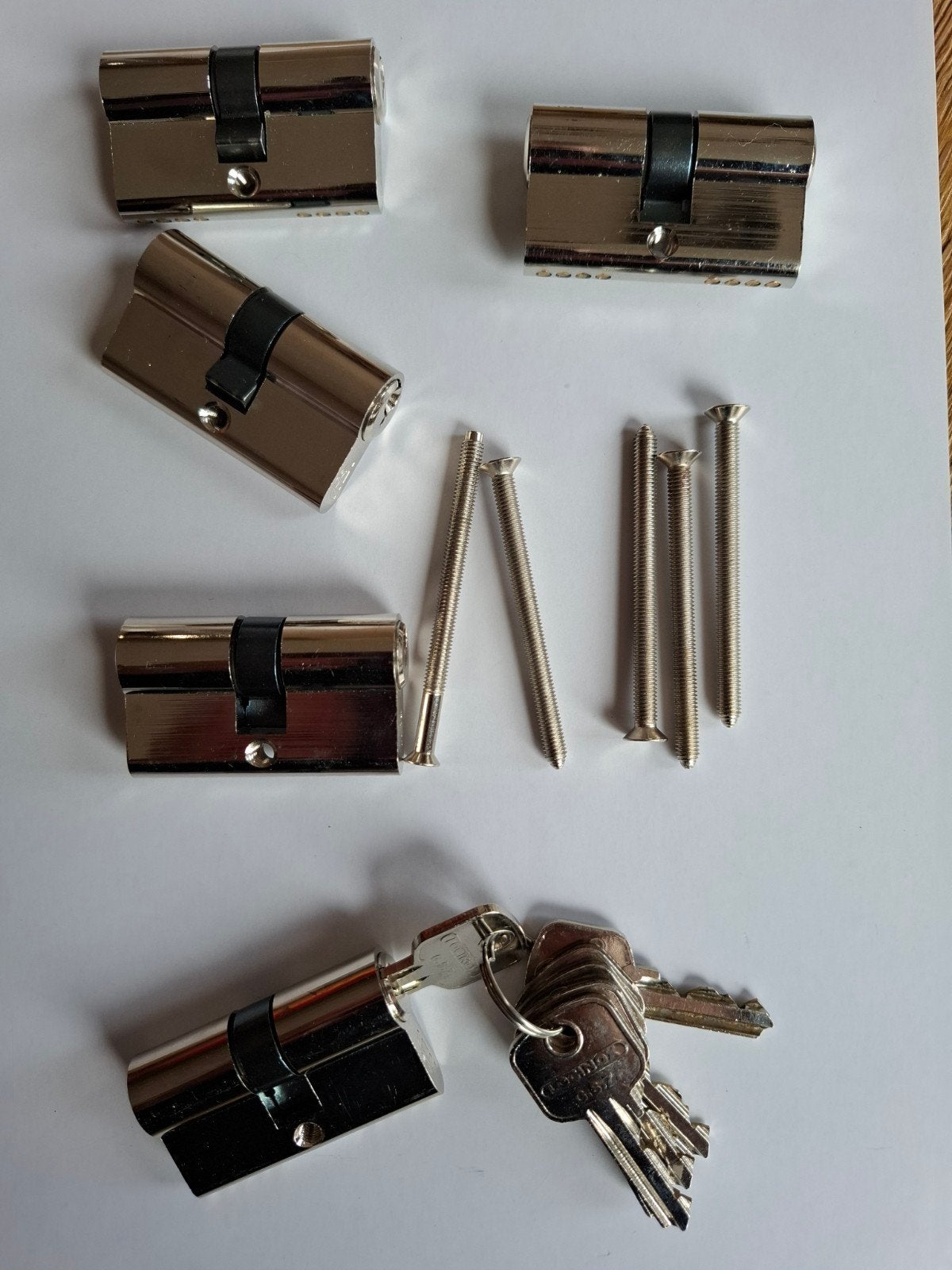 Locinox cilinders gelijksluitende 5 stuks poortsloten, Ophalen of Verzenden, Nieuw, Slot