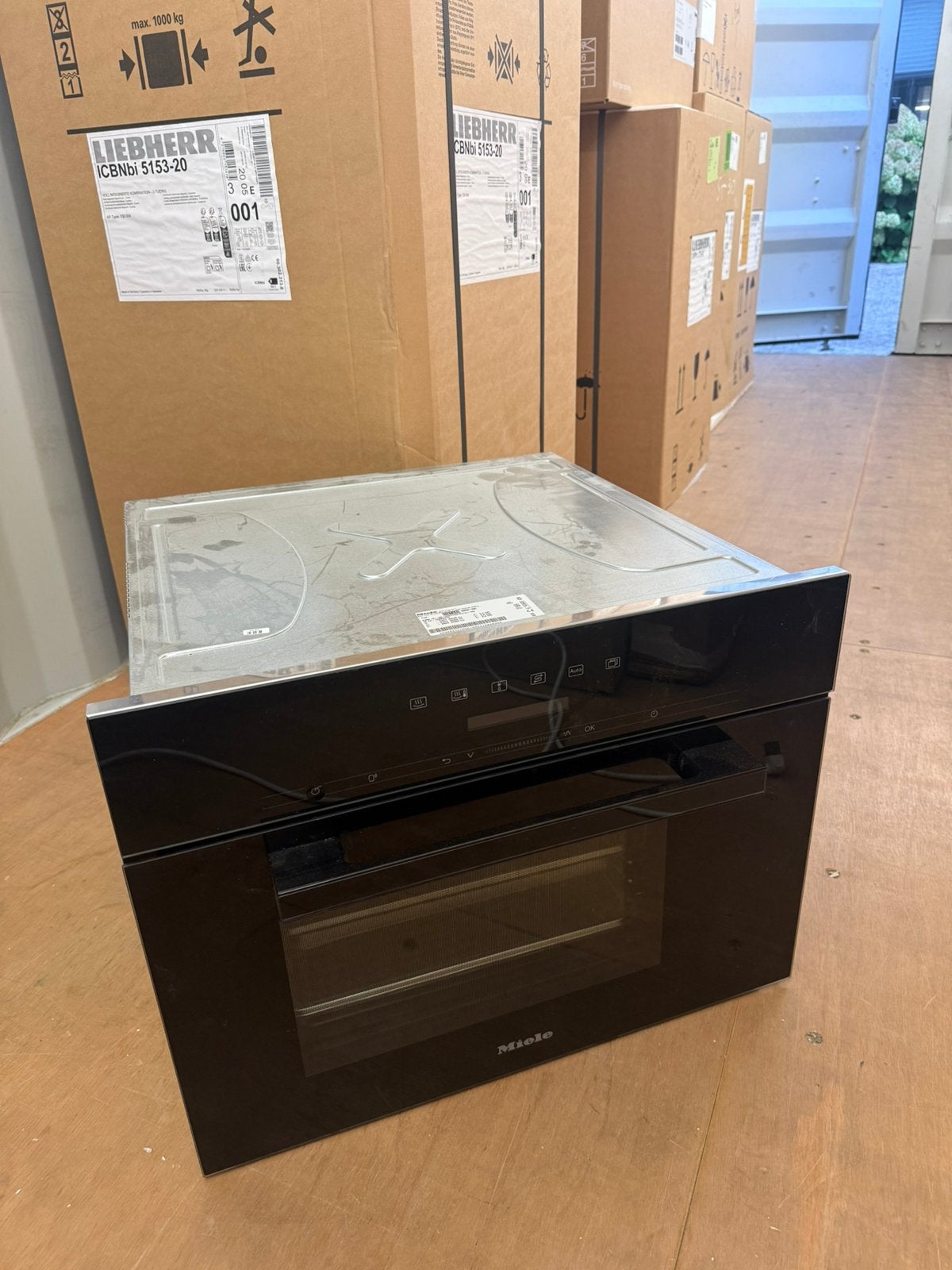 Miele stoomoven DG7240, Ophalen of Verzenden, 5 – 50, 50 tot 75 cm, Glas