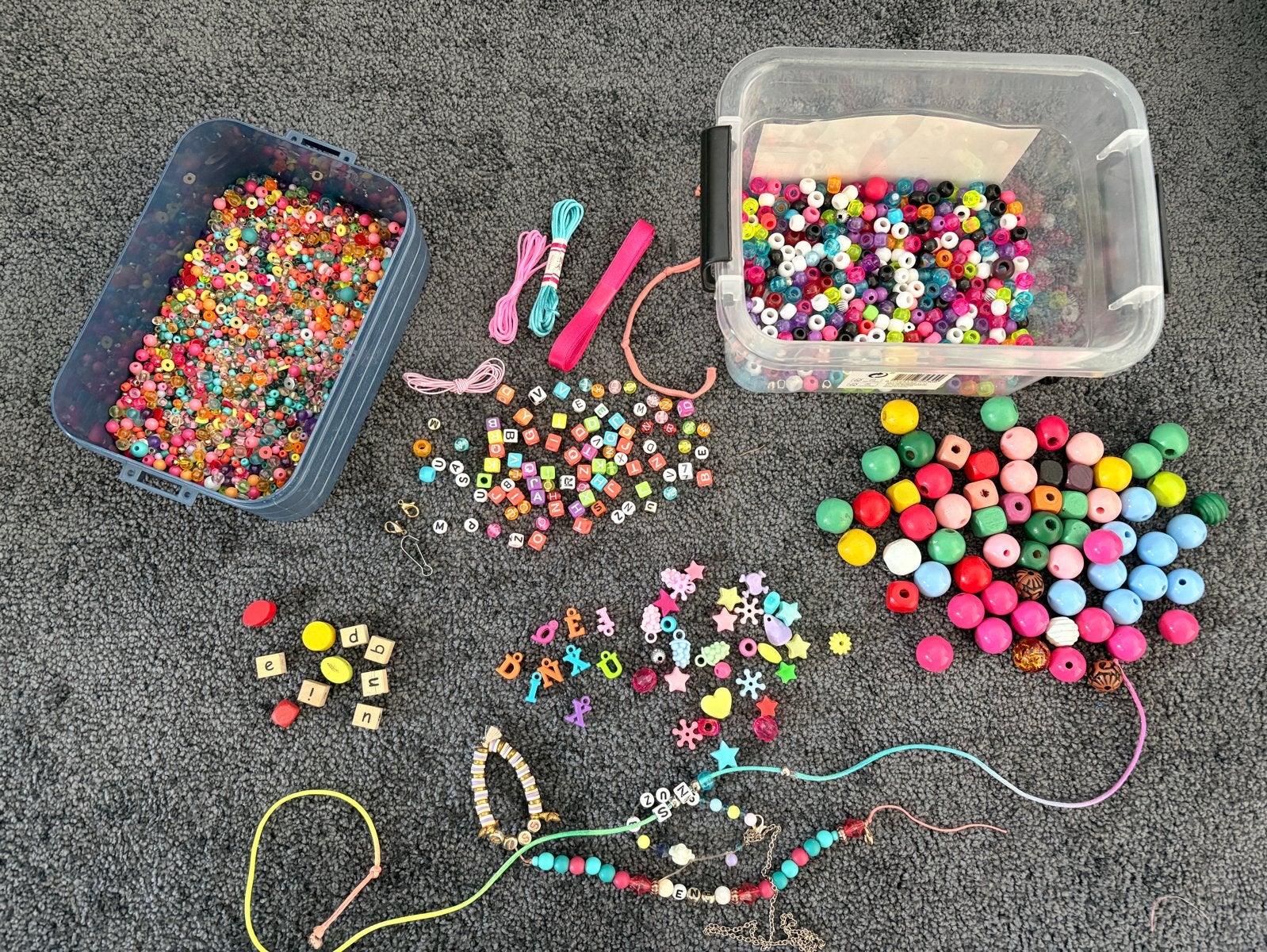 Grote kralenpakket reigkralen voor sieraden maken, Ophalen of Verzenden, Gebruikt, Kraal